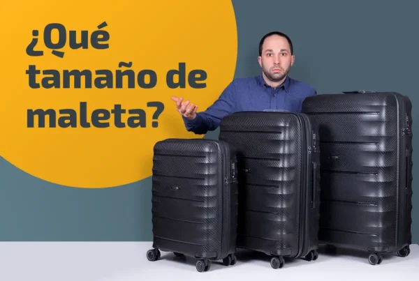 ¿Qué tamaño de maleta?
